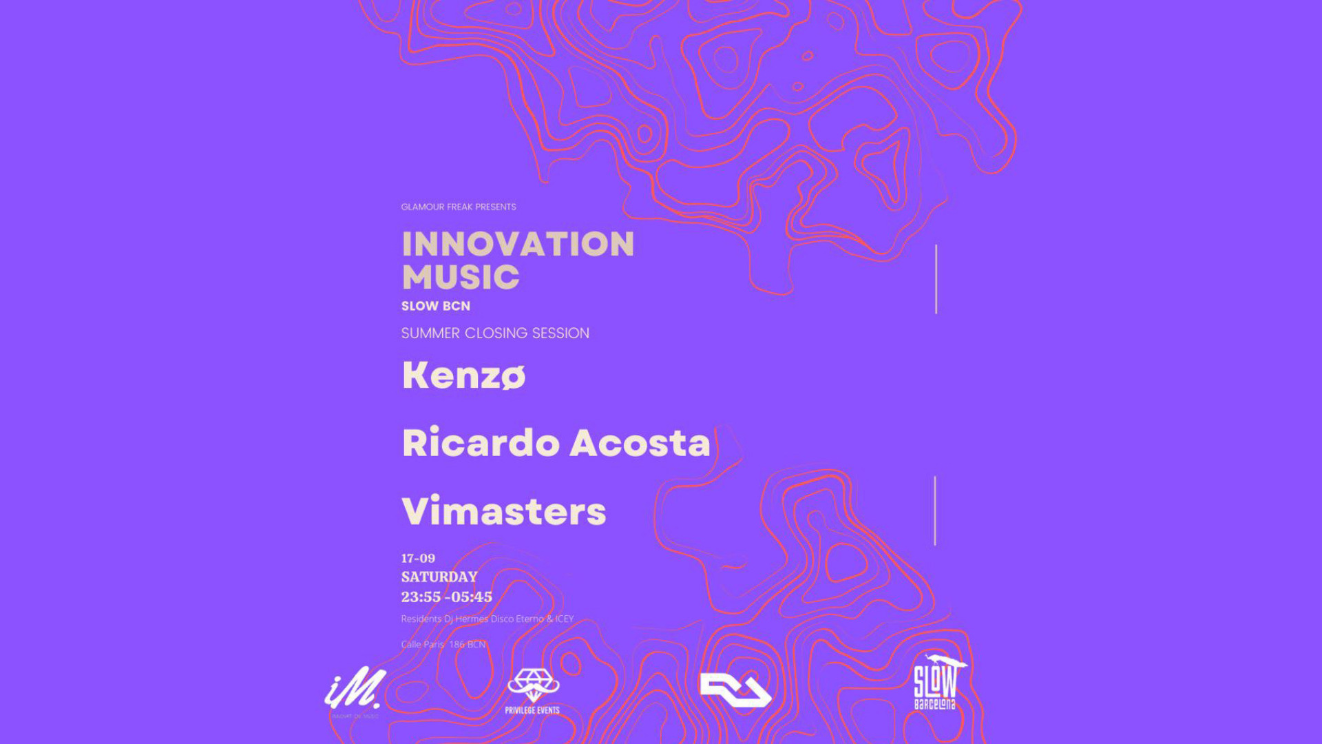 Glamour Freaks presents Innovation Music: Kenzø + Ricardo Acosta + Vimasters image