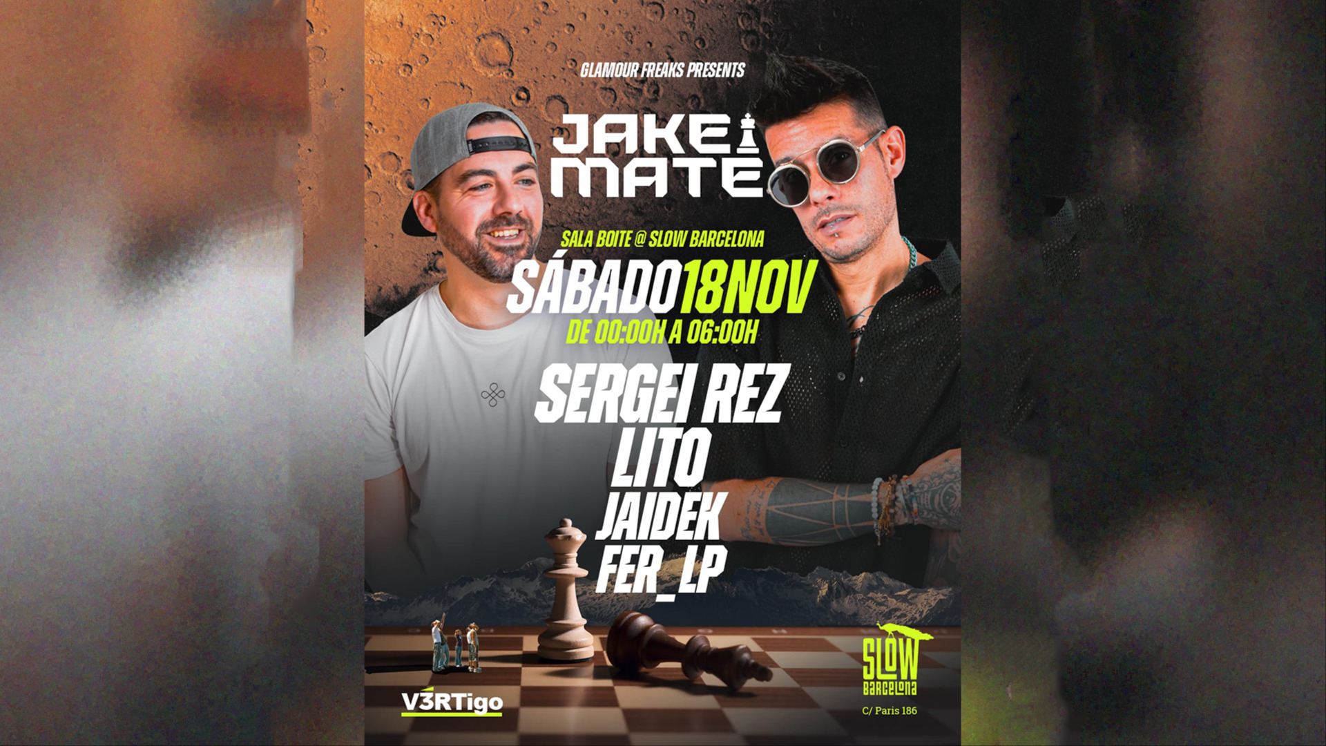 Glamour Freaks presents Jake & Mate: Sergei Rez + Lito + Jaidek + Fer_LP image