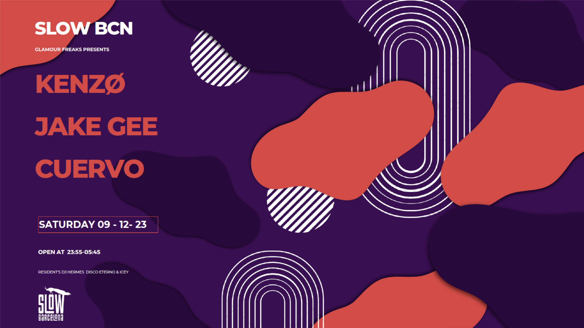 Glamour Freaks presents: Kenzø + Jake Gee + Cuervo image