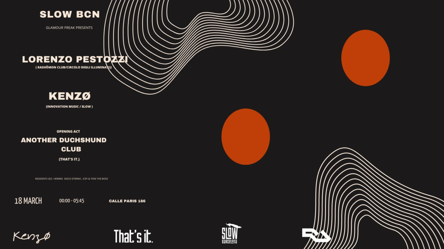 Glamour Freaks presents: Lorenzo Pestozzi + Kenzø + Another Duchshund Club image