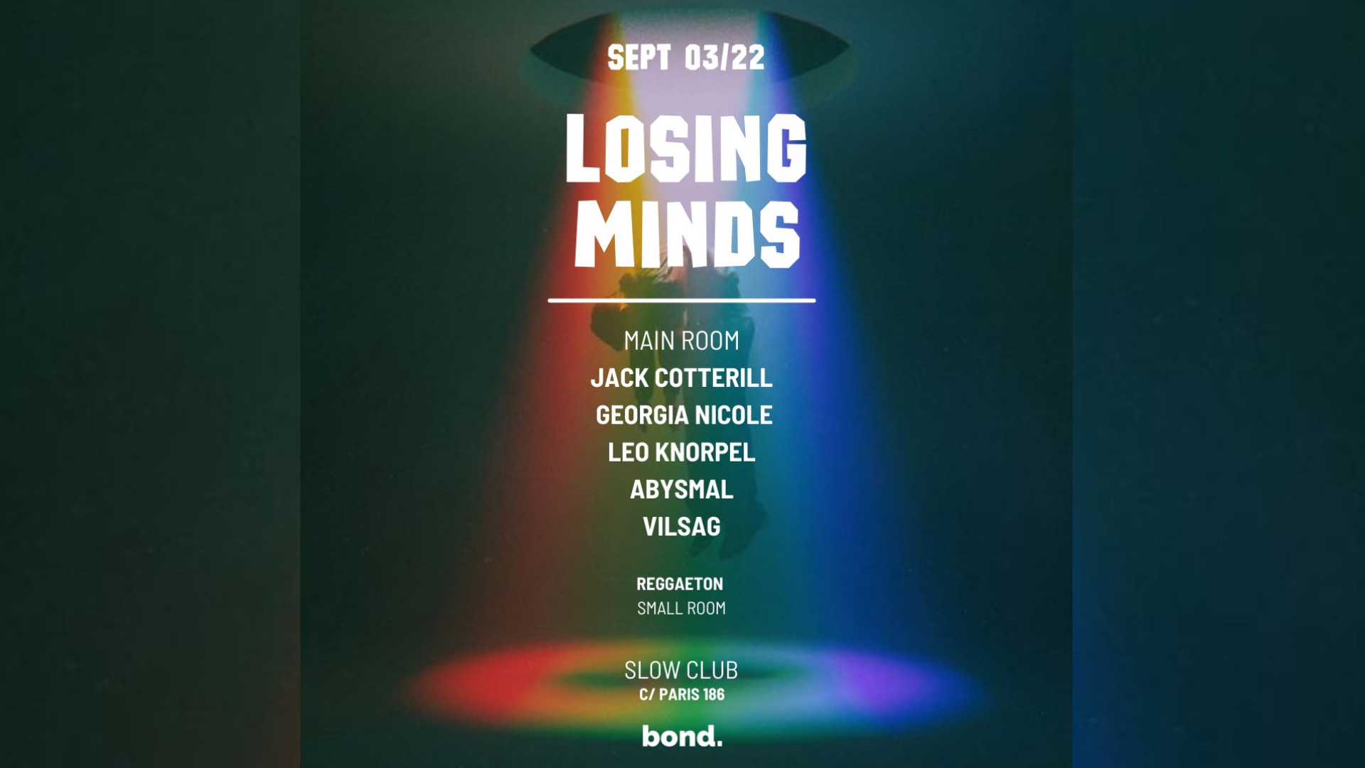 Glamour Freaks presents Losing Minds: Jack Cotterill + Georgia Nicole + Leo Knorpel + Abysmal + Vilsag image