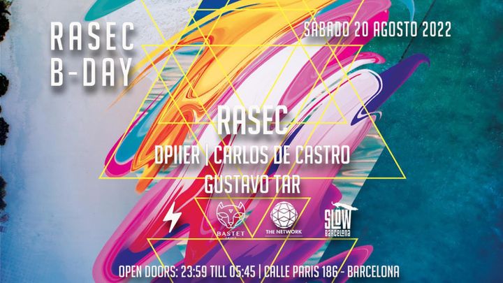 Cover for event: Glamour Freaks presents Rasec B-Day: Rasec + Dpiier + Calos de Castro + Gustavo Tar