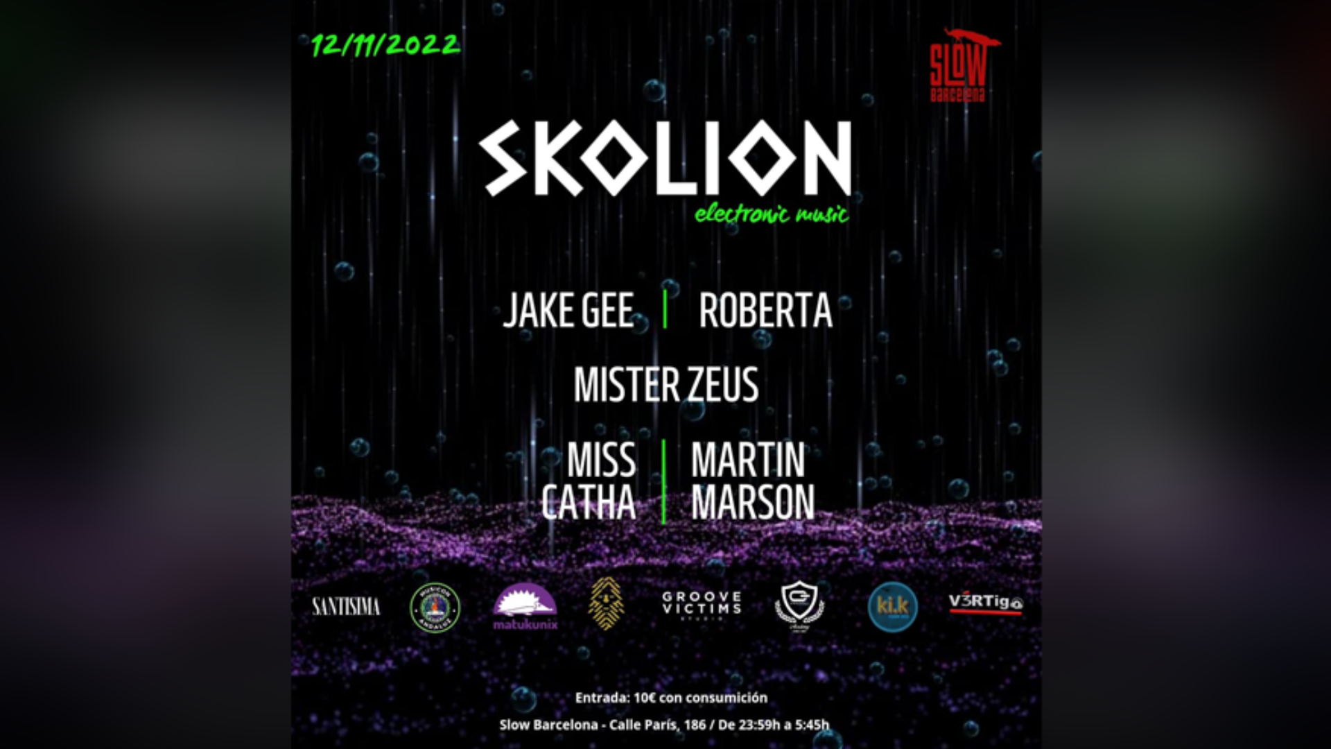 Glamour Freaks presents SKOLION: Jake Gee + ​Roberta + Mister Zeus + Miss Catha + Martin Marson image