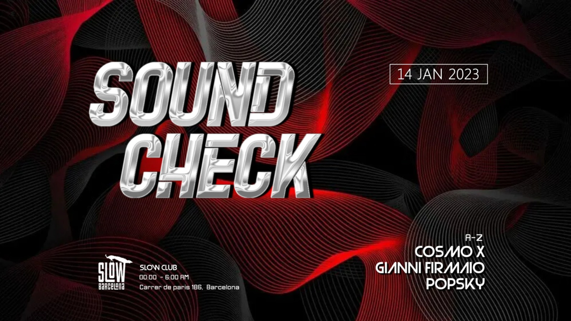 Glamour Freaks presents Soundcheck: Cosmo X + Gianni Firmaio + Popsky image