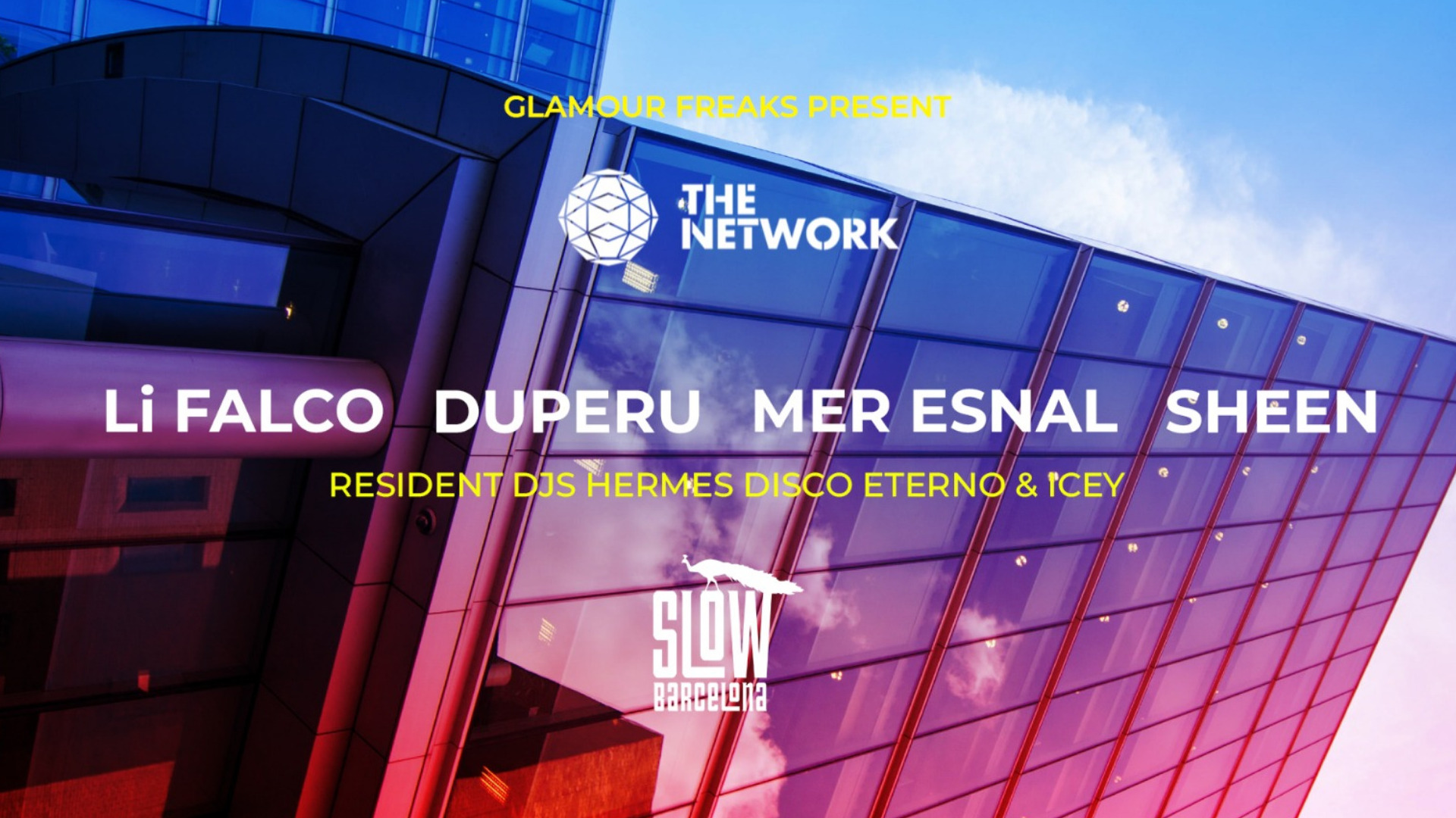 Glamour Freaks presents The Network: Li Falco + Duperu + Mer Esnal + Sheen image