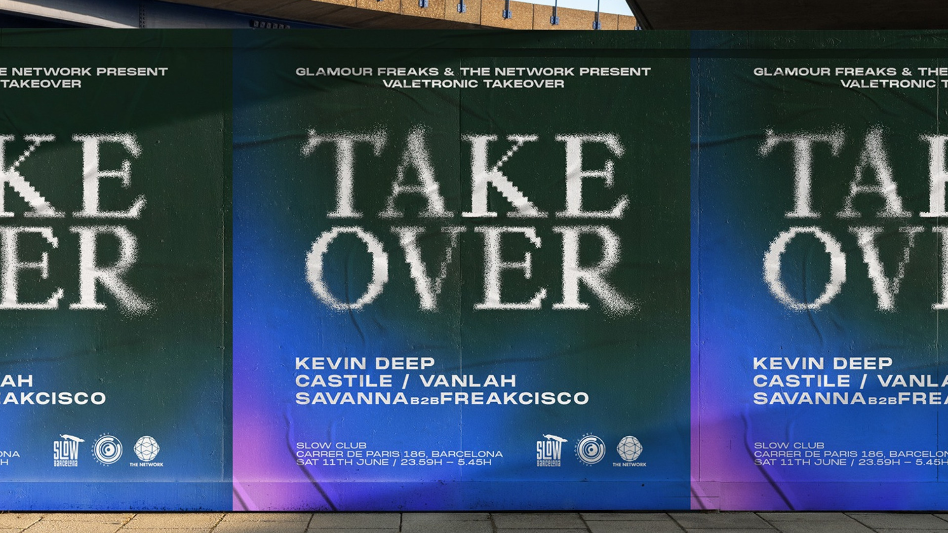 Glamour Freaks & The Network present Valetronic Takeover: Kevin Deep + Castile/Vanlah + Savanna B2B Freakcisco image