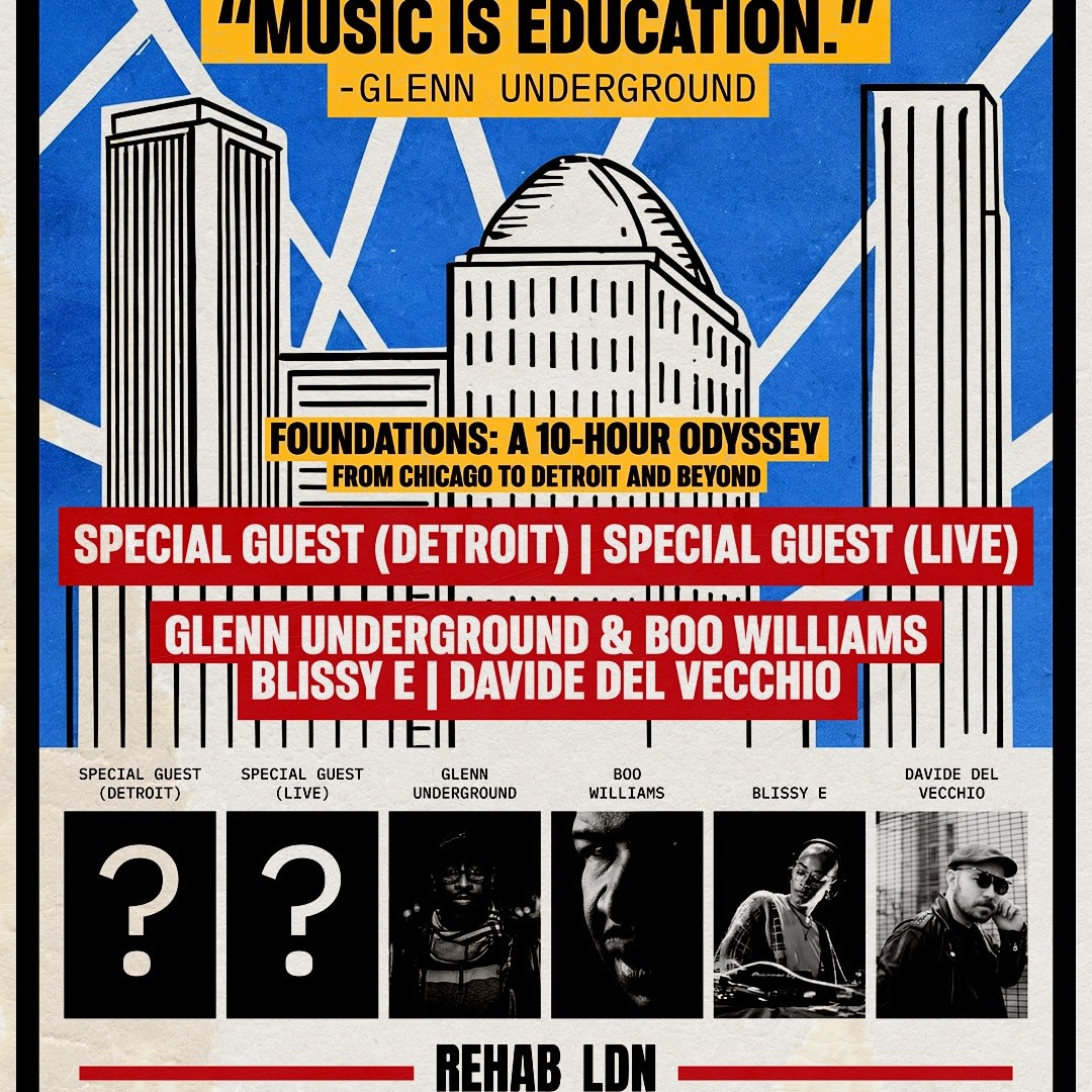 Glenn Underground & Boo Williams + 2 Special Guests image