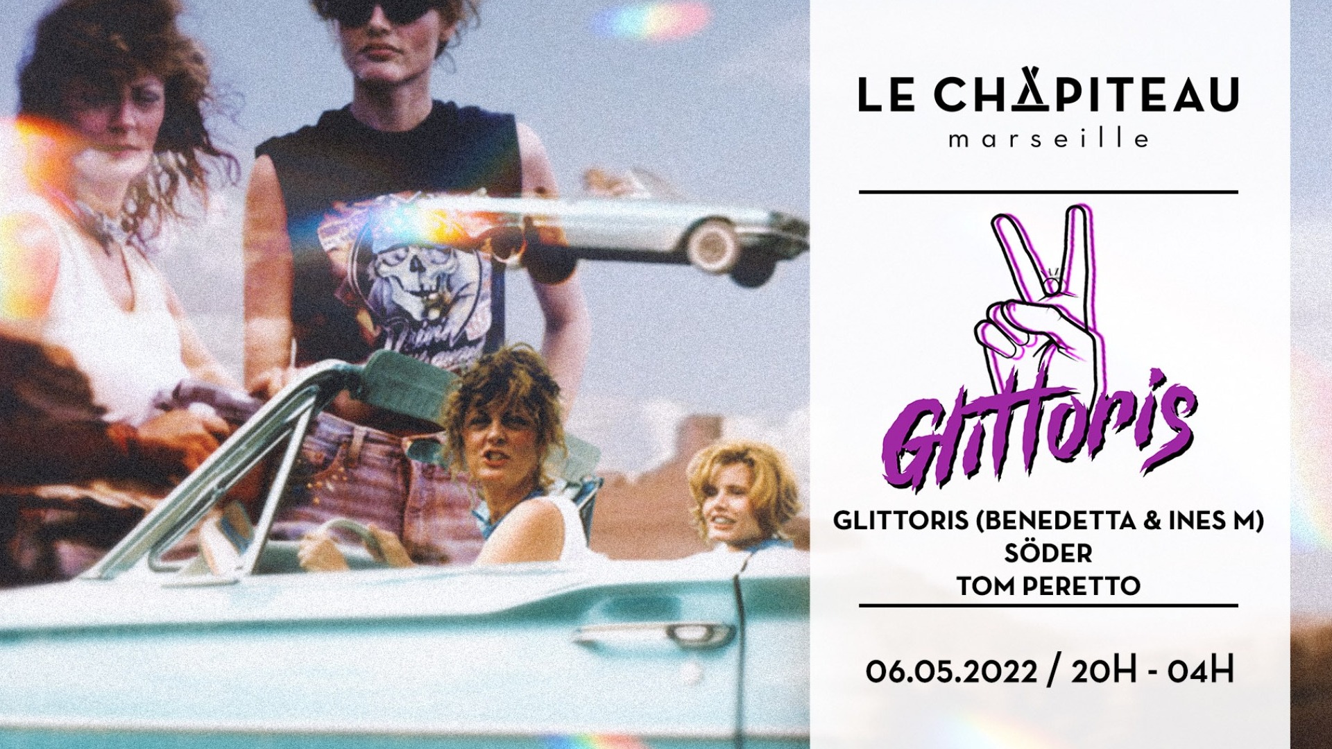 GLITTORIS - w/ Benedetta & Ines M, Söder, Tom Peretto