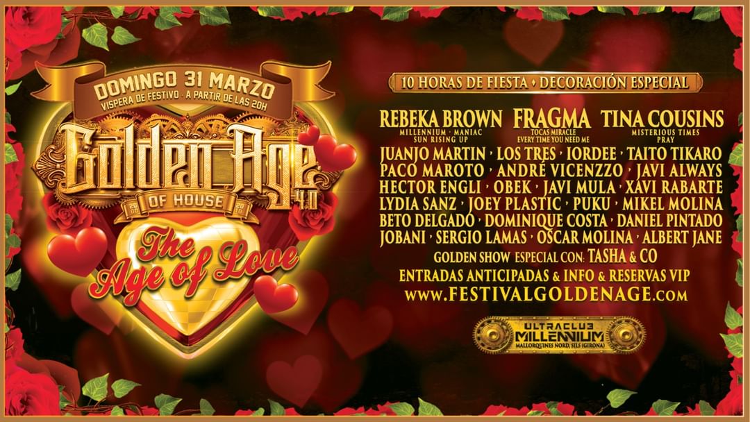 Cartel del evento GOLDEN AGE OF HOUSE 