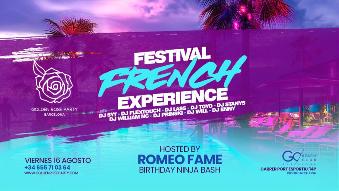 Golden Rose French Festival | from 17:30pm till 00:00am