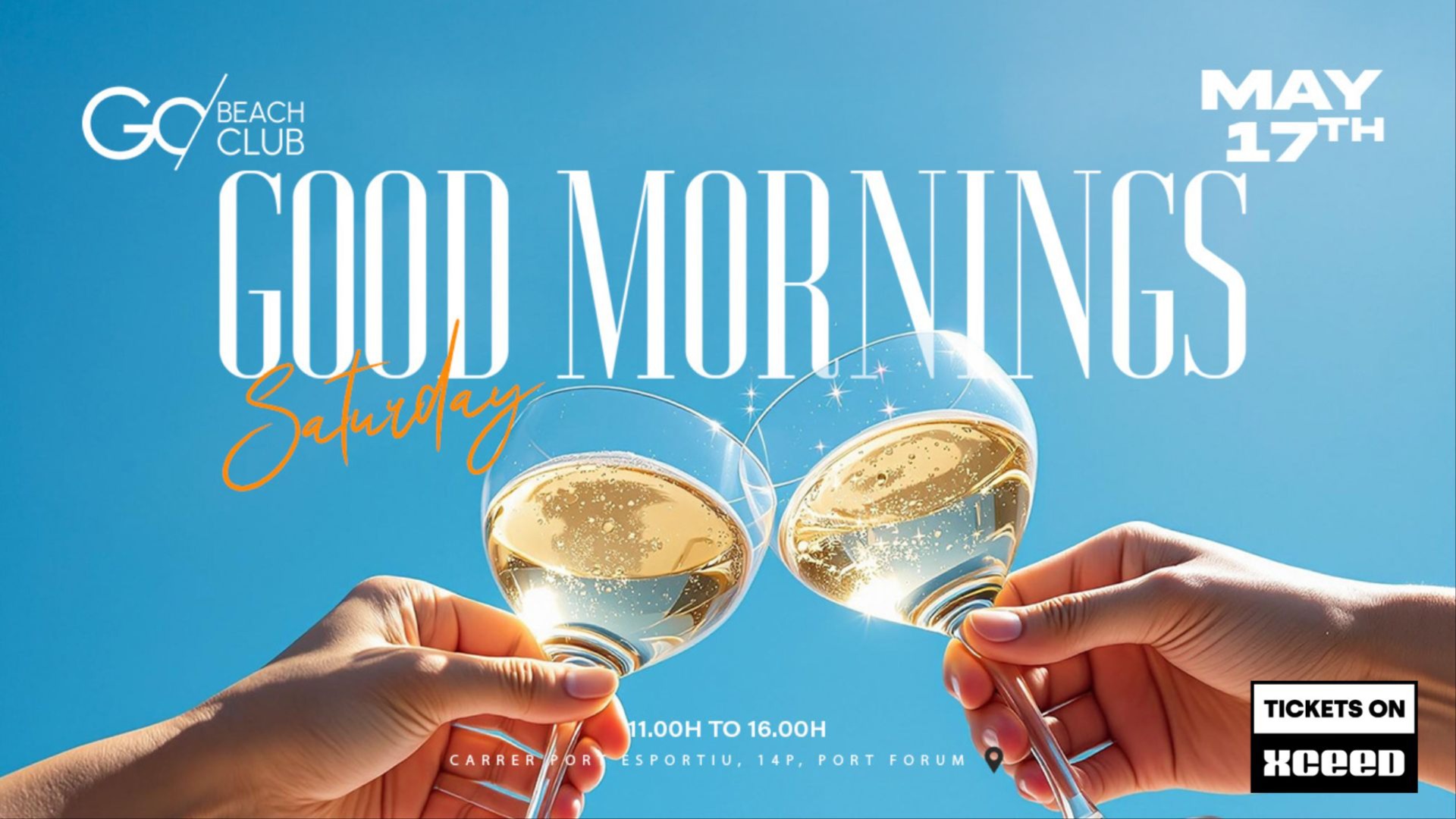 Good Mornings | from 11:00am till 16:00pm 