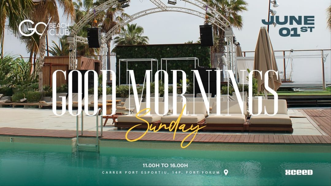 Good Mornings | from 11:00am to 16:00pm -Eventplakat