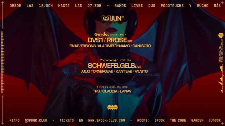 Cover for event: Gordo: DVS1 + Rrose Live / Schwefelgelb Live + 3 Girls 1 Deck
