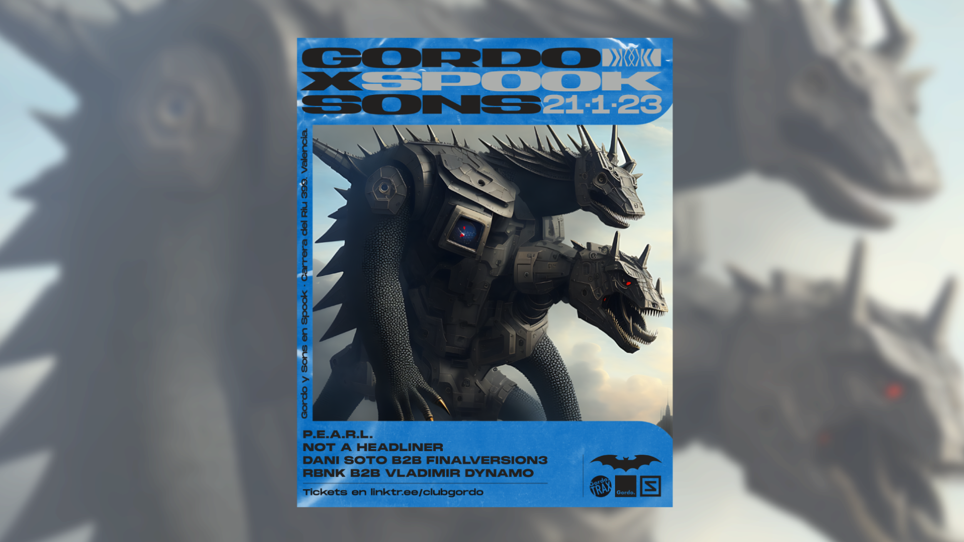  Gordo X Sons en Spook con P.E.A.R.L. & Not A Headliner image