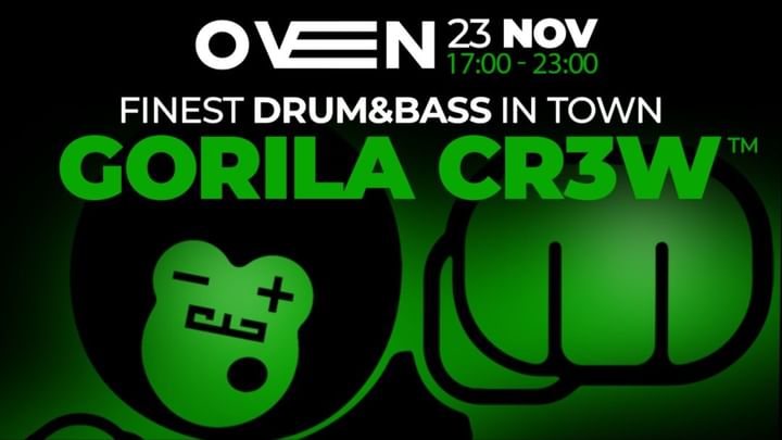 Cover for event: GORILA CREW: Finest Drum&Bass in town