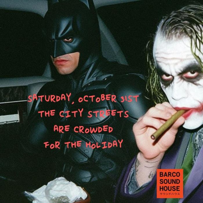 Cartel de Gotham City - Halloween by Barco en Barco Sound House