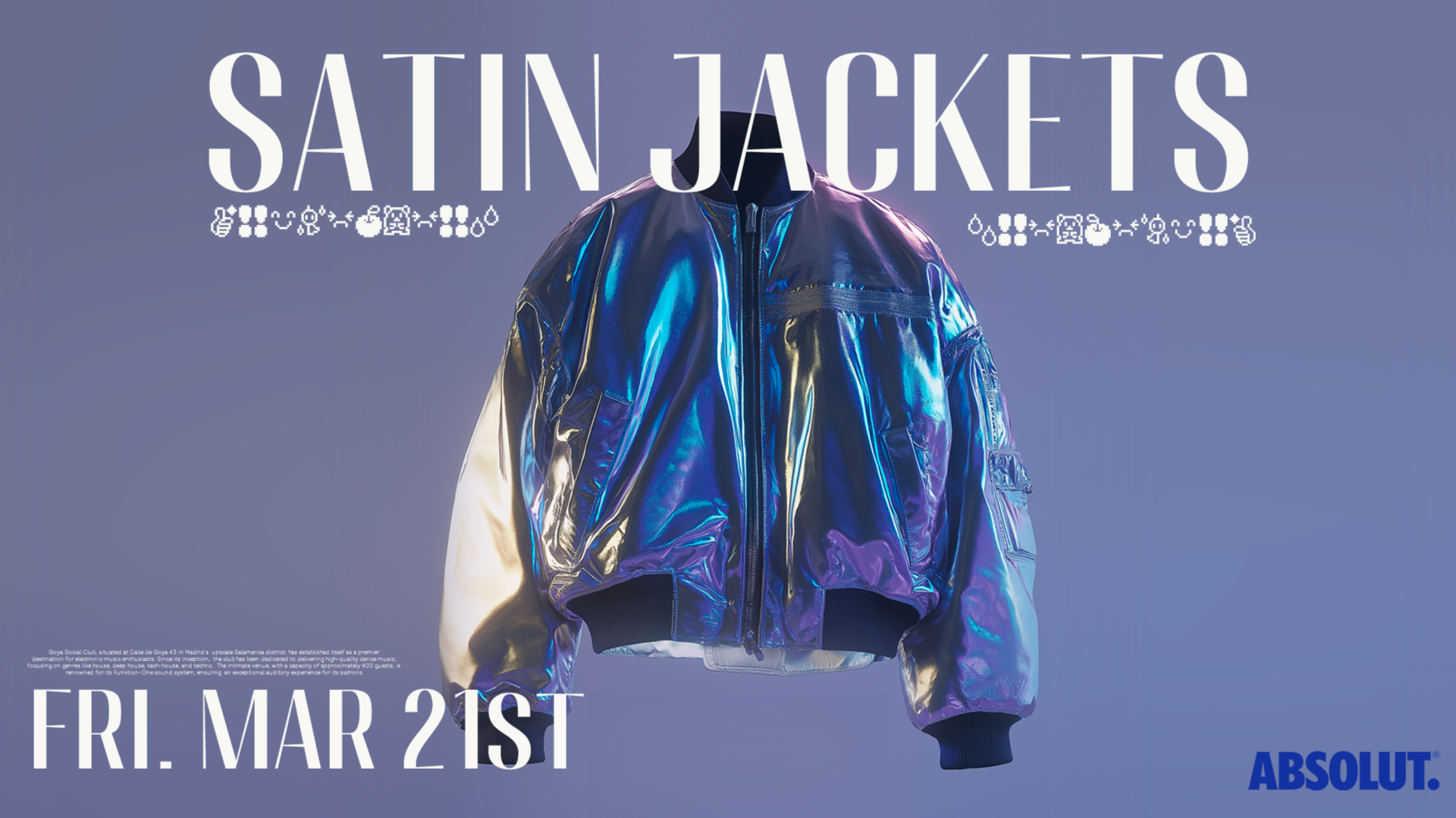GOYA presents Satin Jackets image