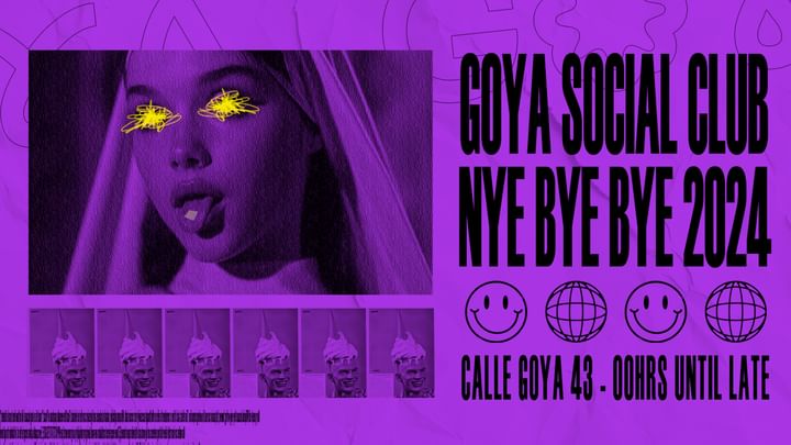 Cover for event: GOYA SOCIAL CLUB - NYE BYE BYE 2024