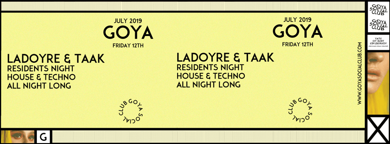 Goya Social Club - Residents Night image