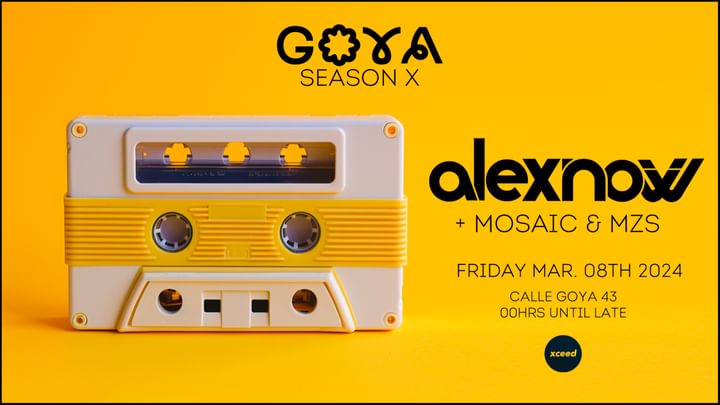 Cover for event: GOYA Social Club w/ Alex Now