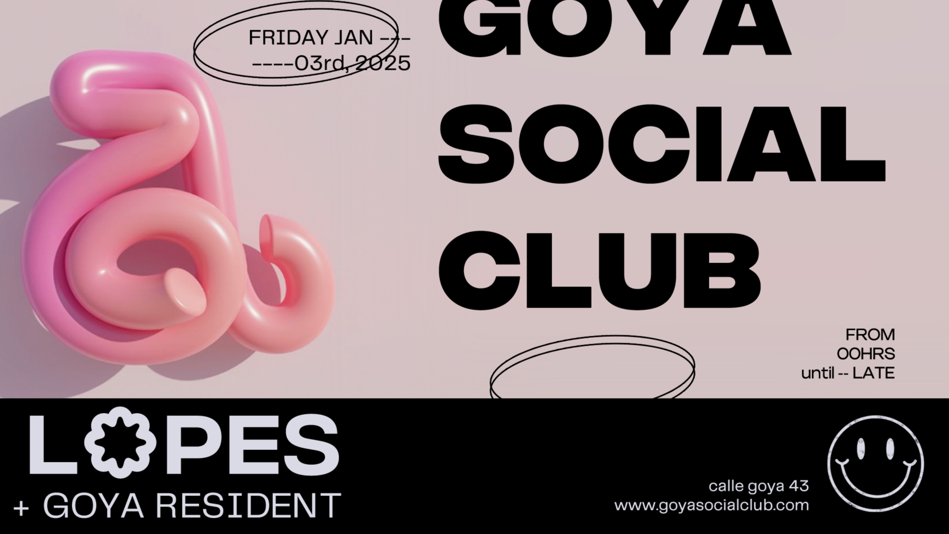 GOYA SOCIAL CLUB w/ Løpes image