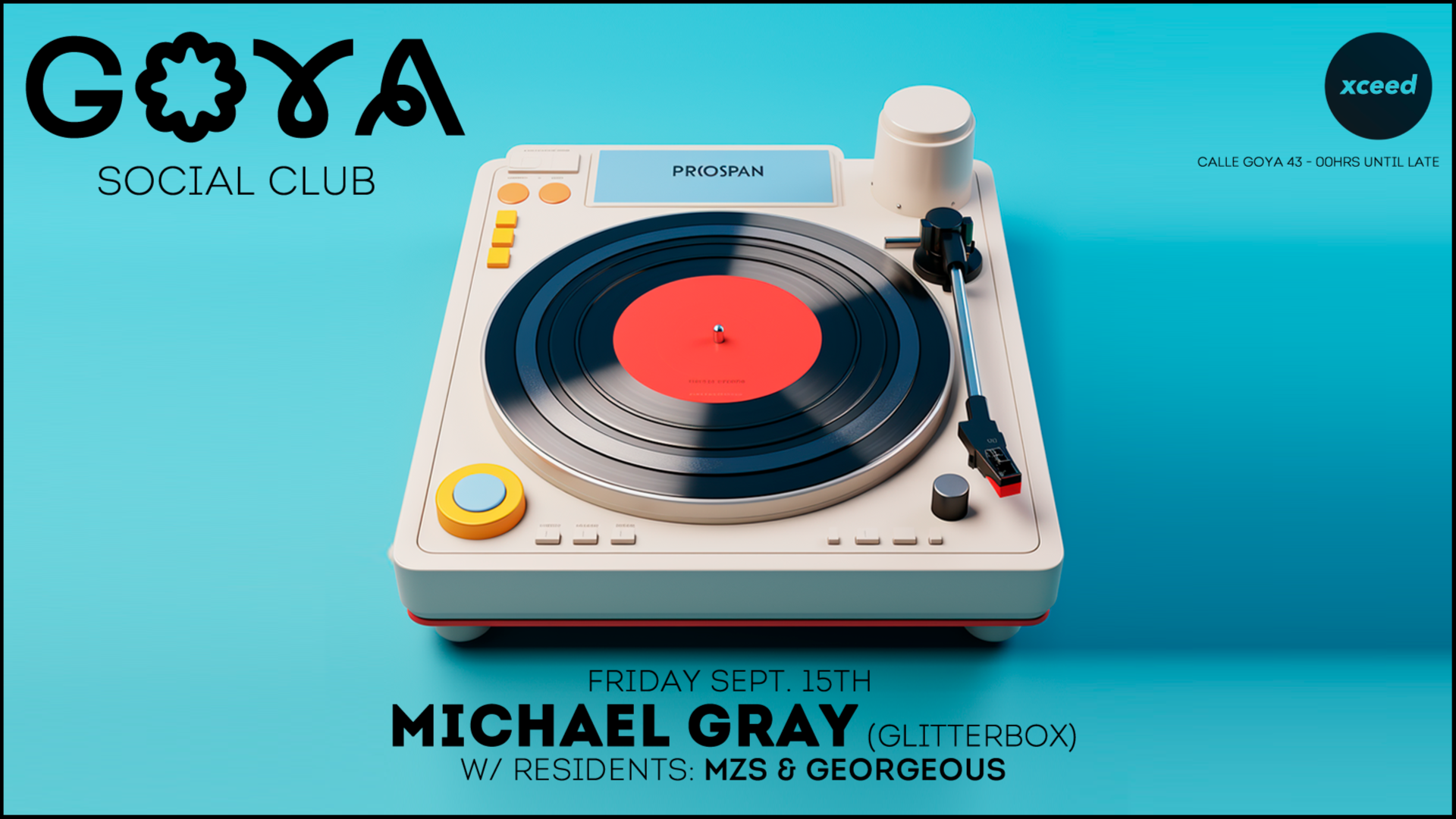 GOYA Social Club w/ Michael Gray image