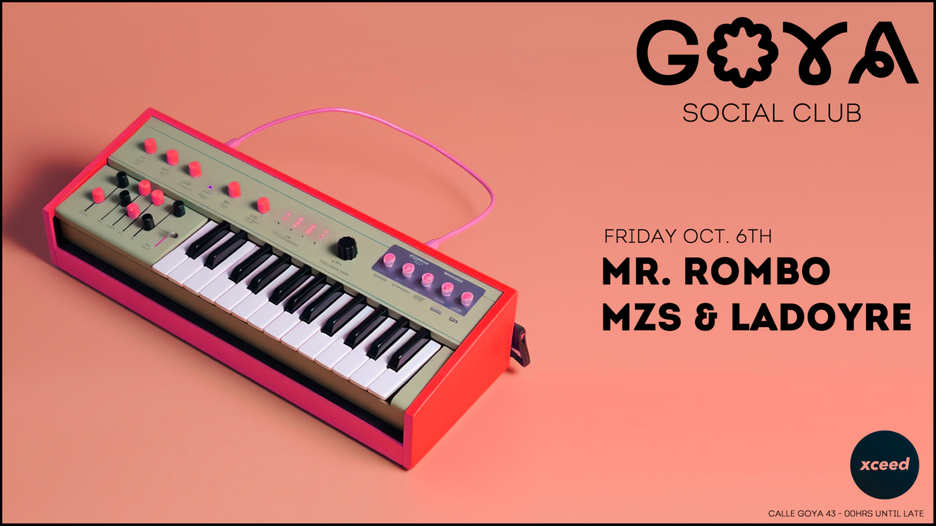 GOYA Social Club w/ Mr. Rombo image