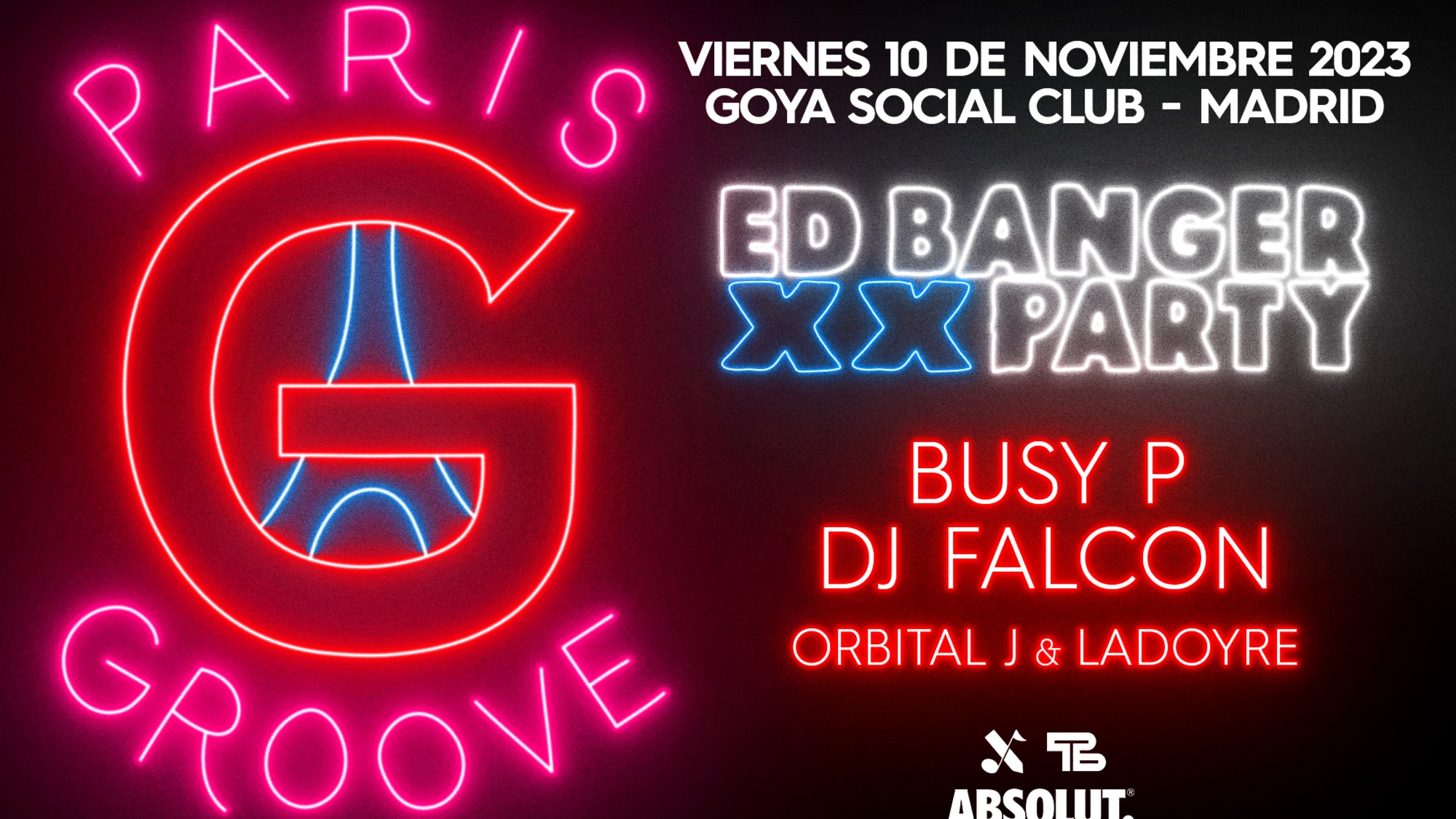 GOYA x Ed Banger pres. Busy P & DJ Falcon image