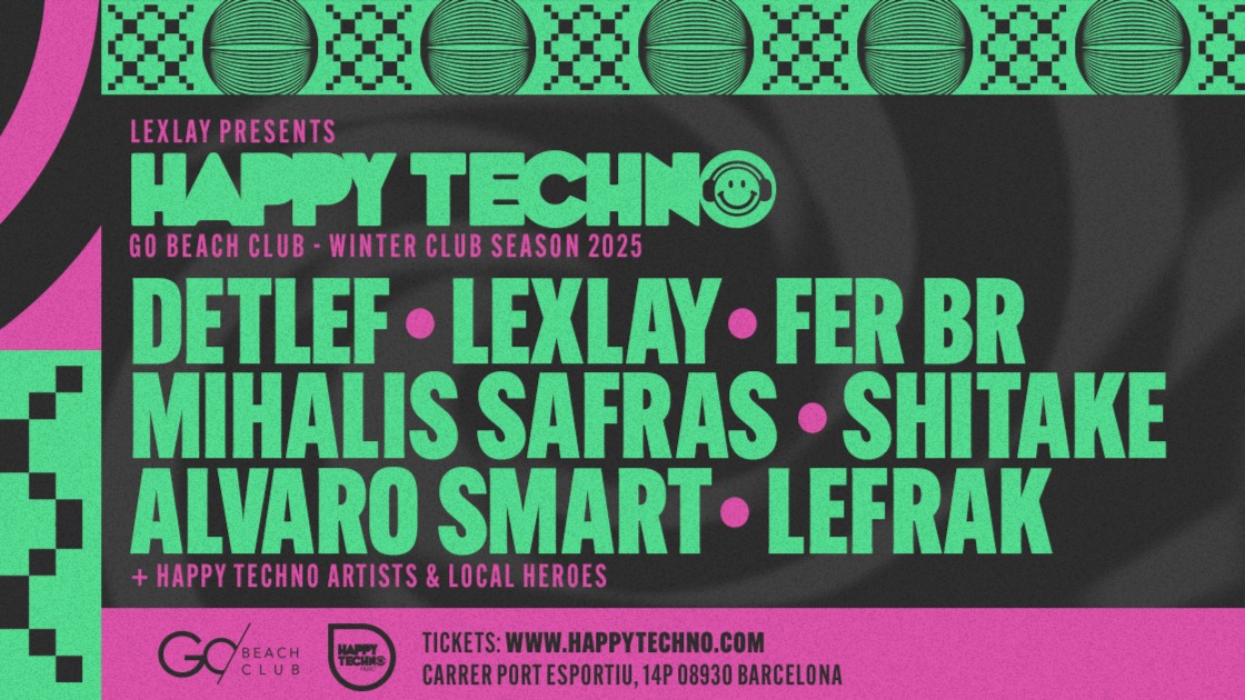[GRAND OPENING] Happy Techno 'Winter Club Sessions' with Fer BR, Shitake image