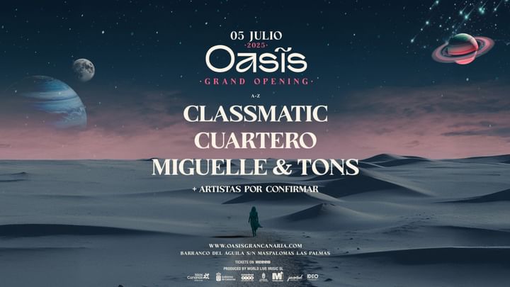 Cover for event: Grand Opening Oasis