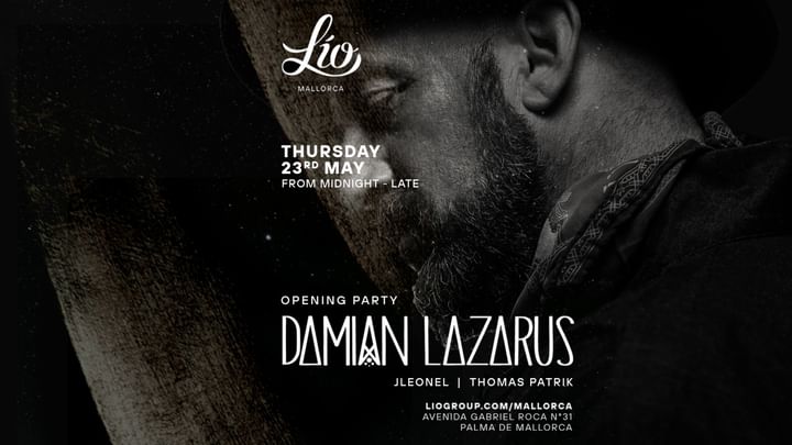 Cover for event: Grand Opening with Damian Lazarus