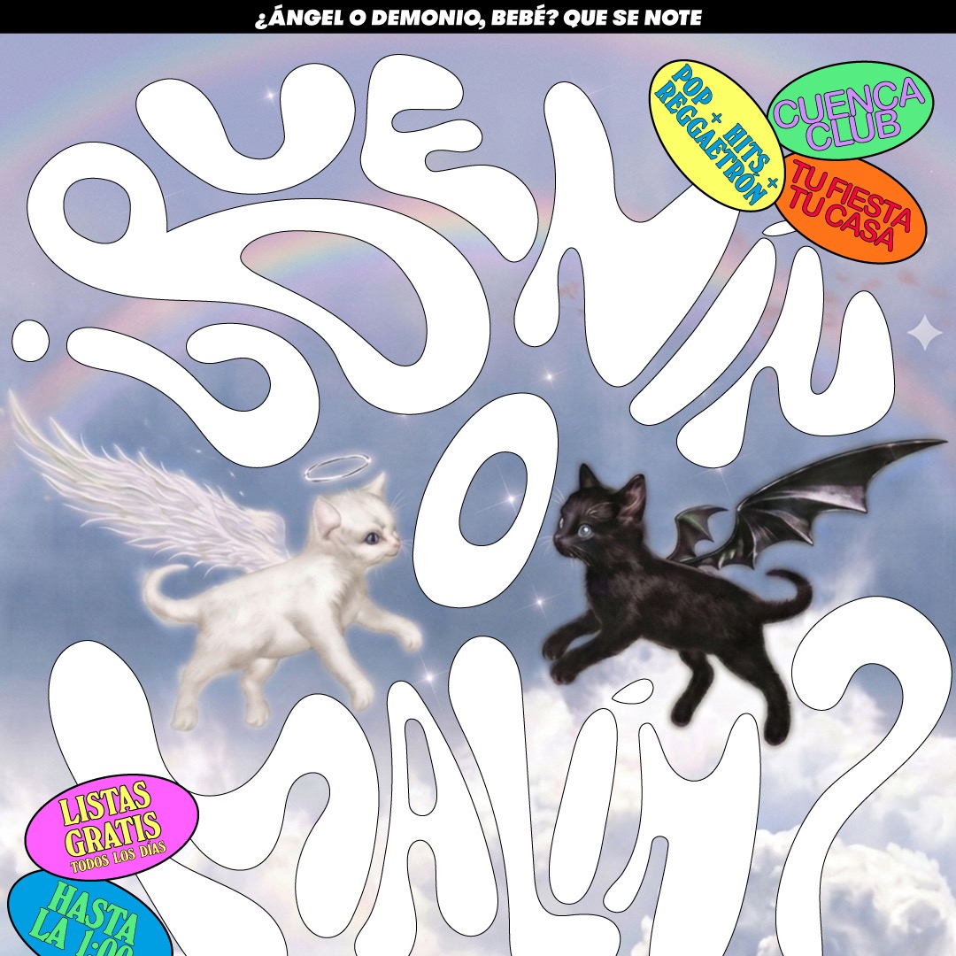 GRATIS*!!! SÁBADO: ¿BUENÍN o MALÍN? #CUENCAclub image