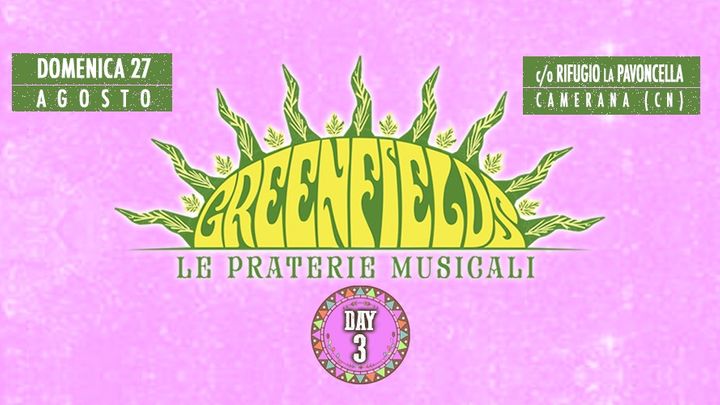 Cover for event: GREENFIELDS - Le Praterie Sensoriali - Day 3 - 27 Agosto