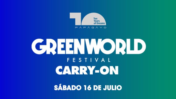Cover for event: GreenWorld Carry On with Héctor Couto