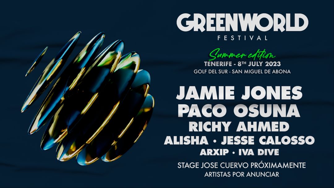 GreenWorld Festival 8th July 2023-Eventplakat