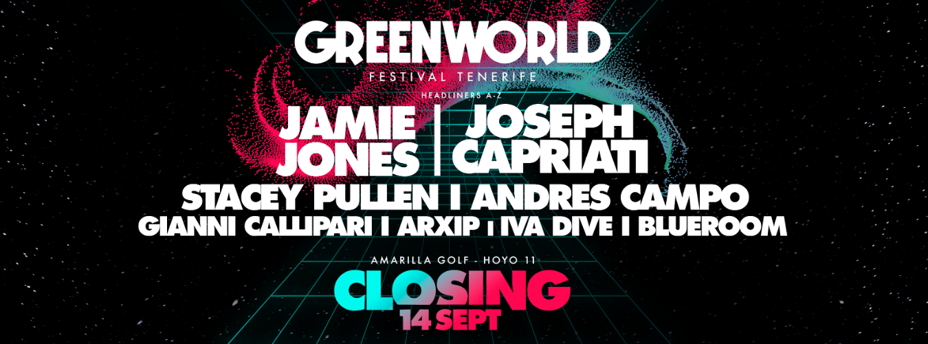 Greenworld Festival Closing | Jamie Jones & Joseph Capriati image