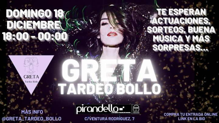 Cover for event: GRETA TARDEO BOLLO DOMINGO 18 DICIEMBRE