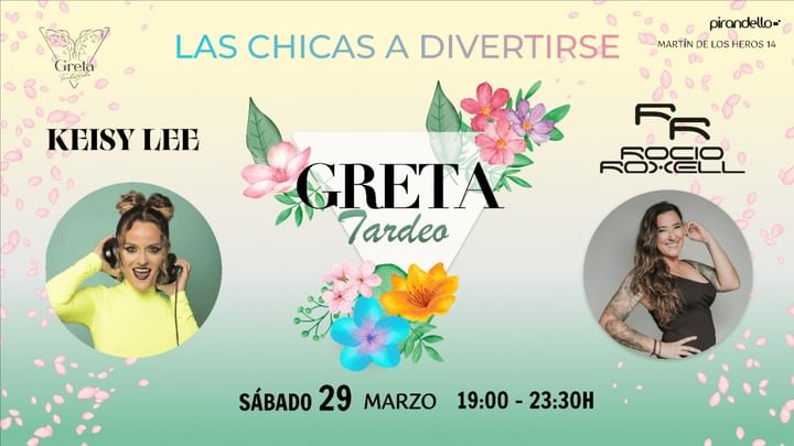 Cover for event: GRETA TARDEO SÁBADO 29 MARZO