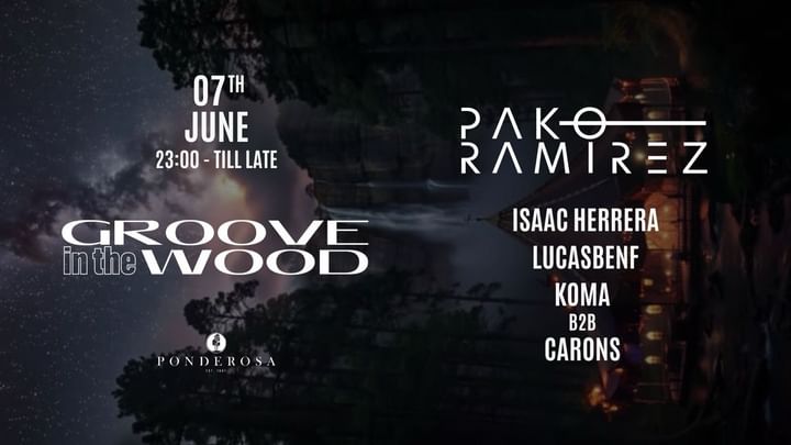 Cover for event: GROOVE IN THE WOOD - Pako Ramirez