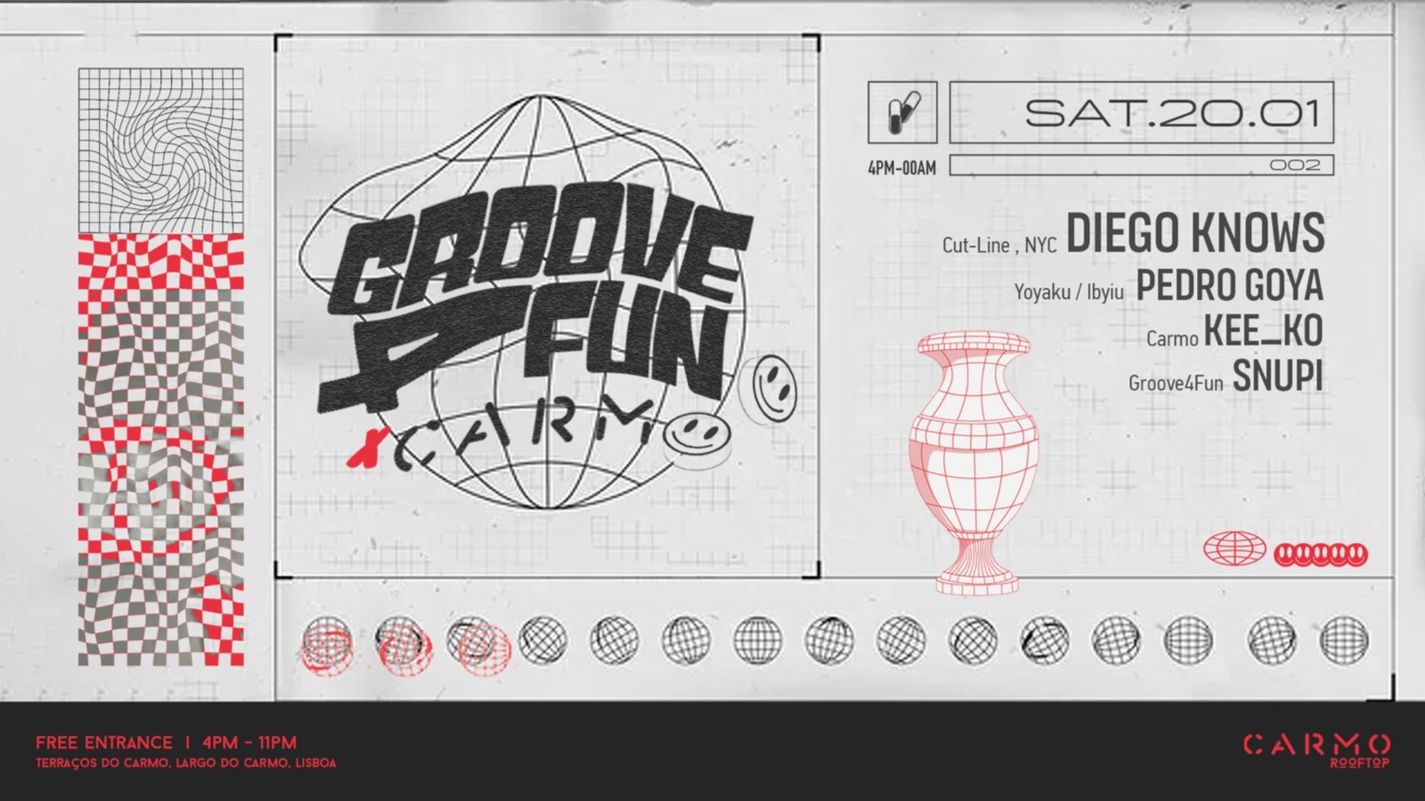 groove4fun at Carmo Rooftop W/ Diego Knows & Pedro Goya image
