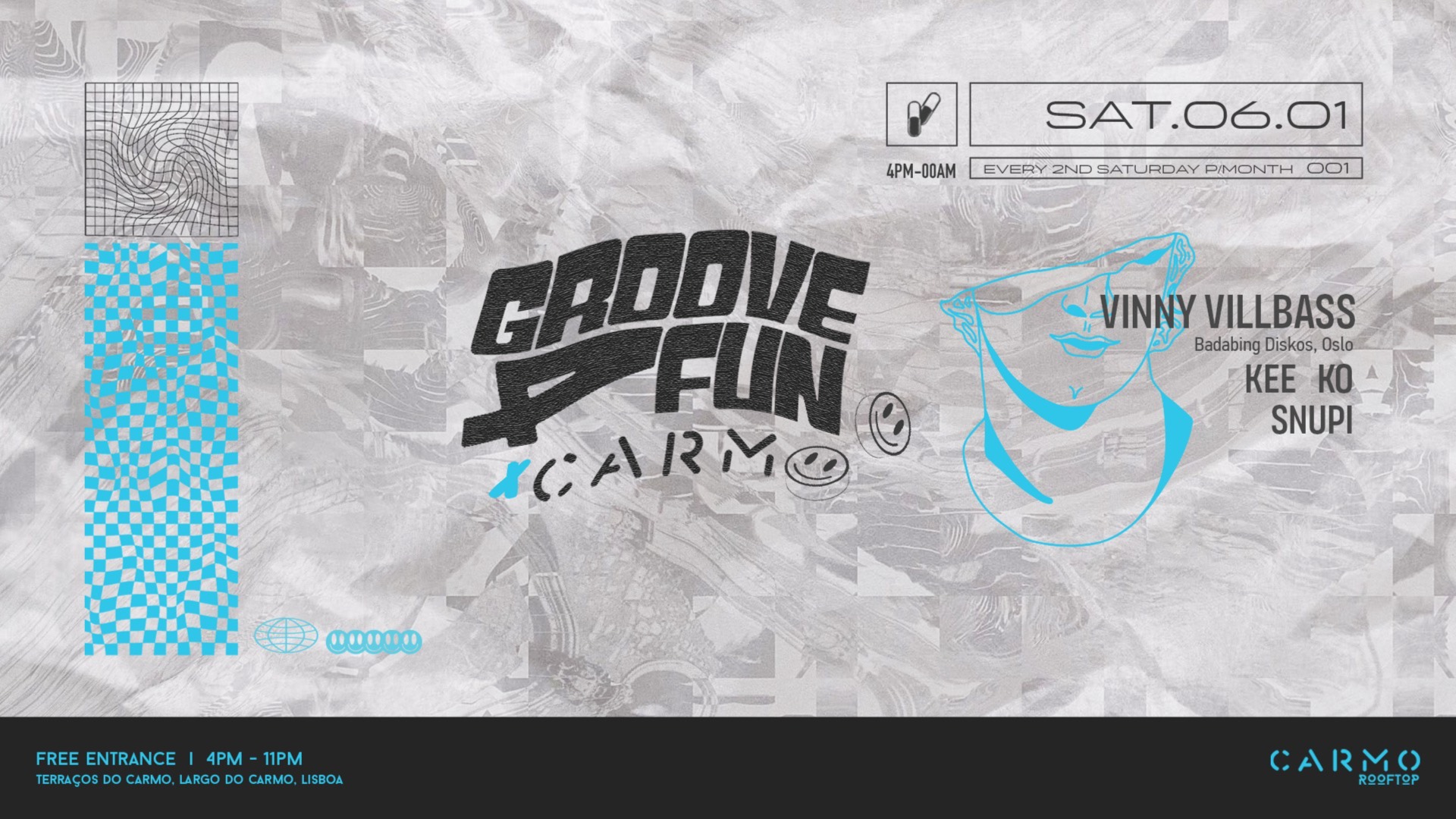 groove4fun at Carmo Rooftop W/ Vinny Villbass image