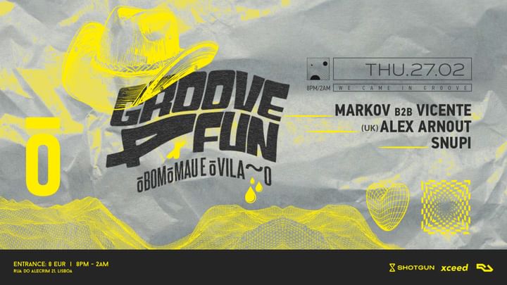 Cover for event: groove4fun W/ Alex Arnout (UK)