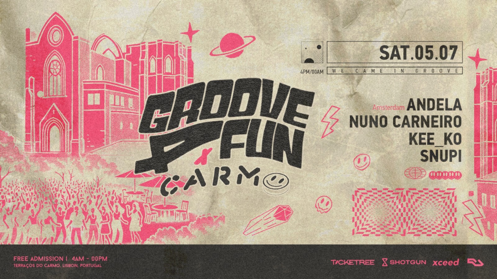 groove4fun W/ Nuno Carneiro & Andela (AMS) image