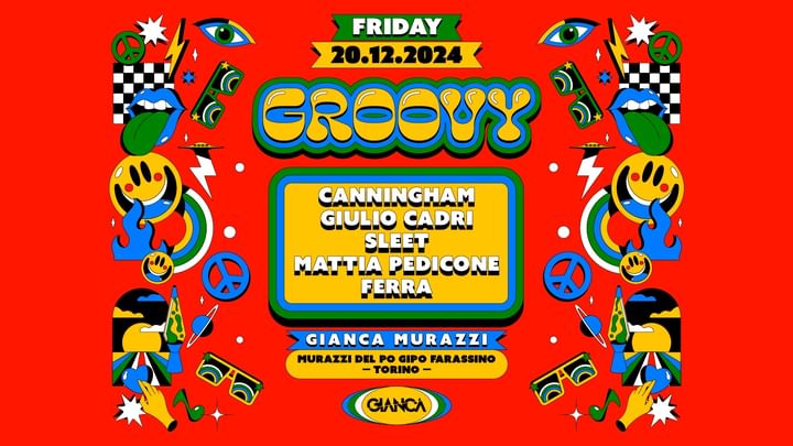 Cover for event: GROOVY w/CANNINGHAM, GIULIO CADRI, SLEET, MATTIA PENDICONE & FERRA