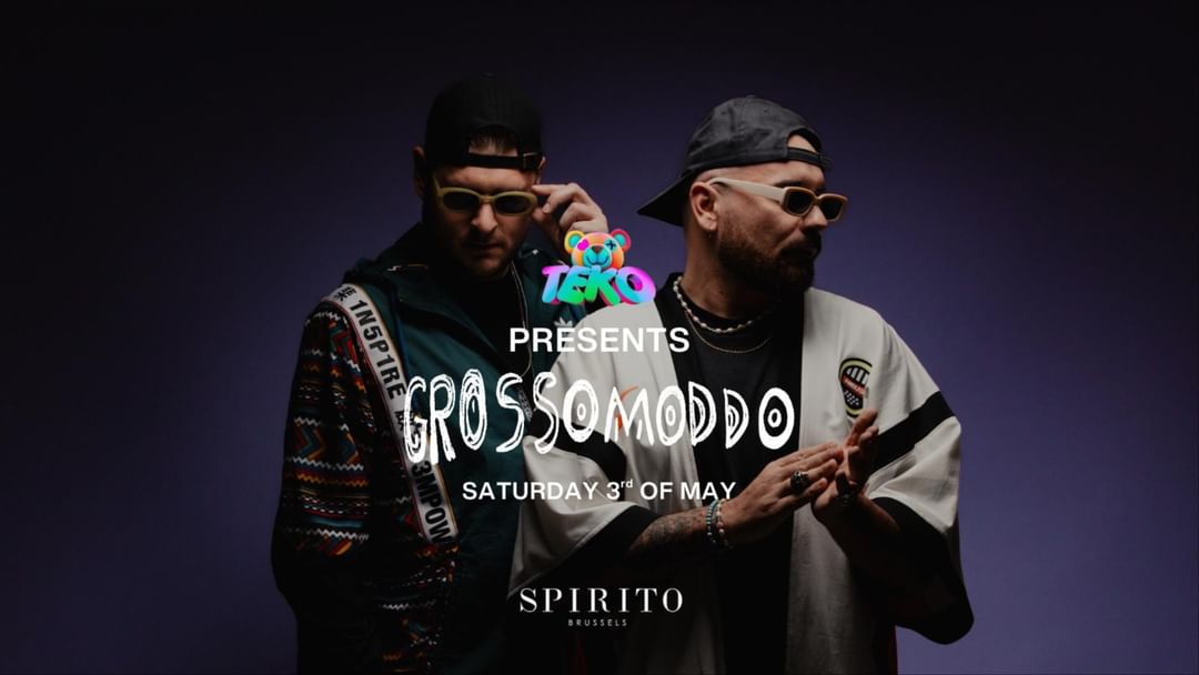 Grossomoddo x Teko -Eventplakat