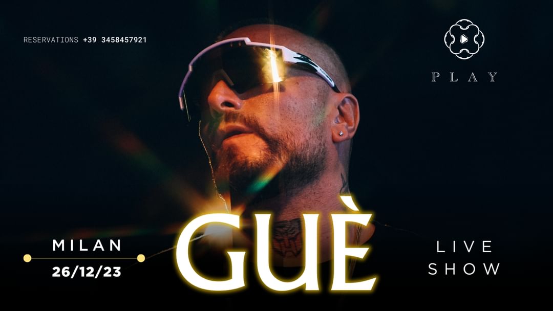Cartel del evento GUÈ PEQUENO LIVE SHOW