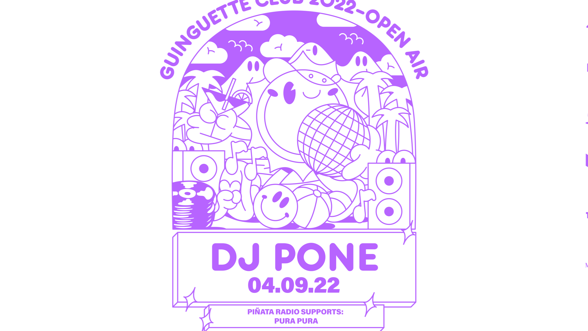 Dj Pone • Guinguette Club Open Air • Montpellier, Halle Tropisme