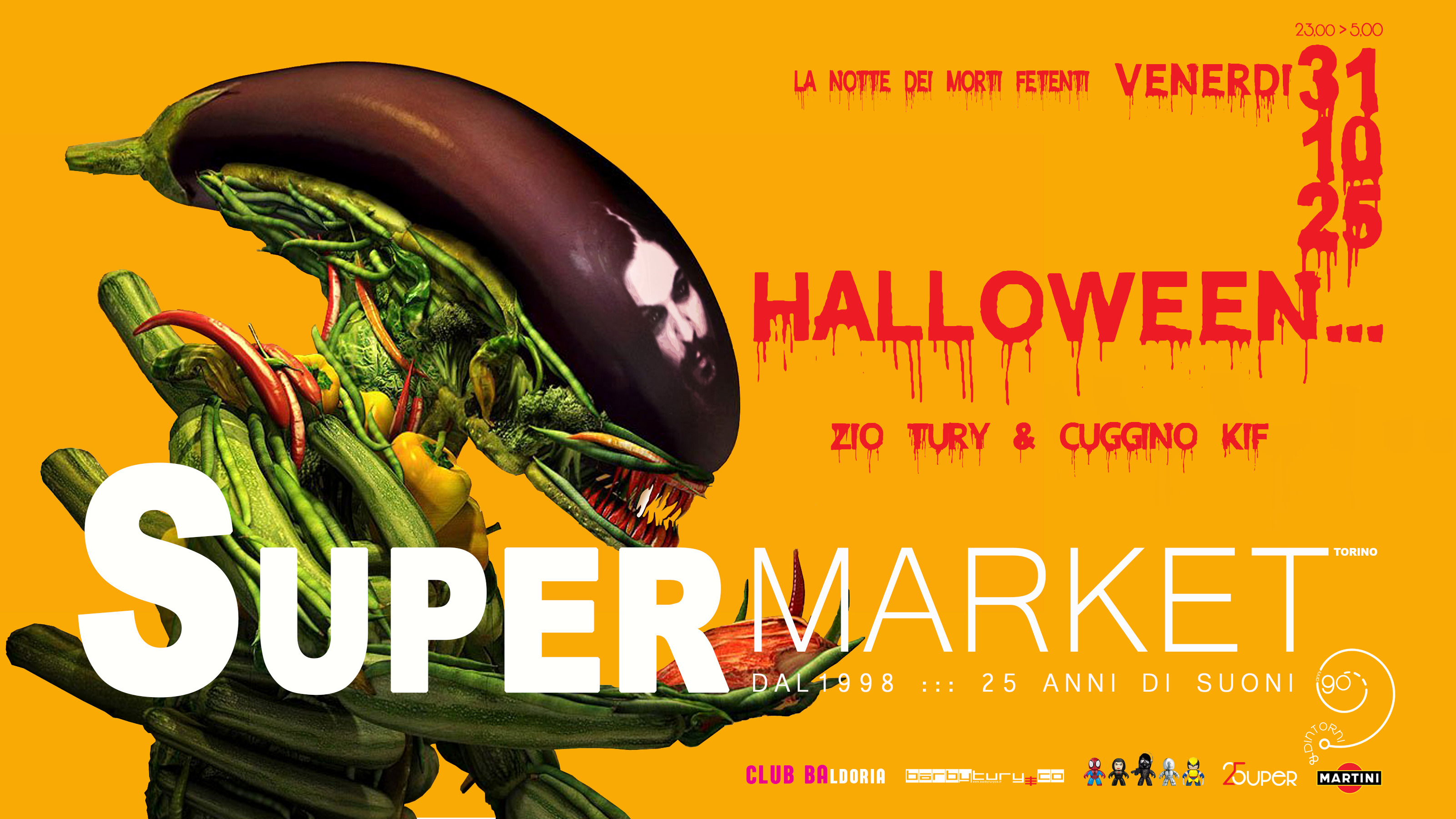 H A L L O W E E N S U P E R M A R K E T  /// LA NOTTE DEI MORTI FETENTI! image