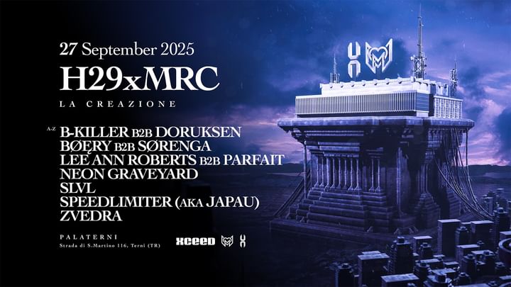 Cover for event: H29 x MRC (La Creazione)