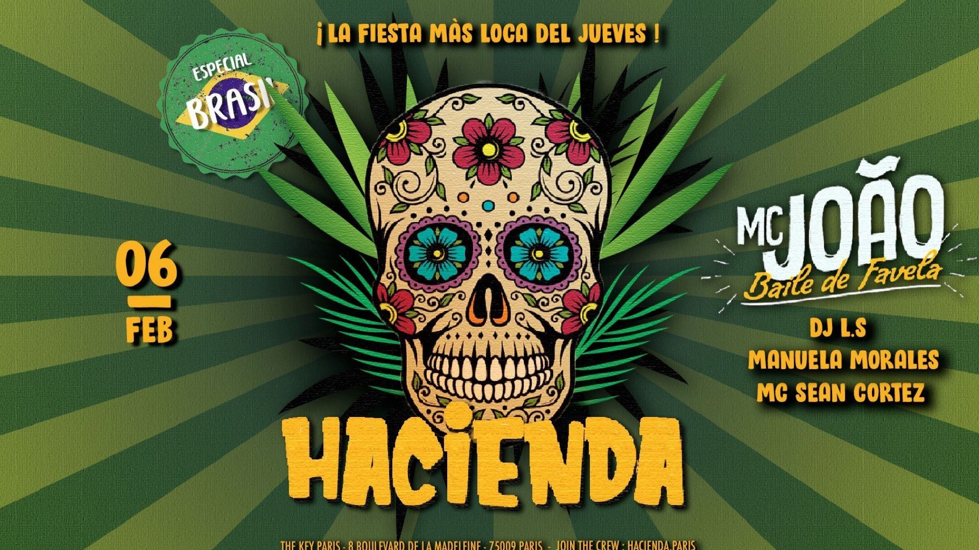 Hacienda presente MC João (Edición Brasil) ᚕ Jueves 6 de Febrero image